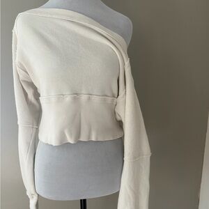 We The Free Cream Knit Top